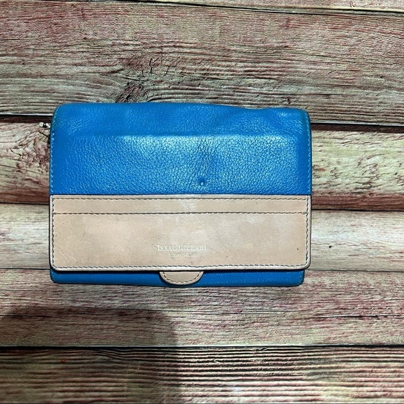 Isaac Mizrahi Handbags - Isaac Mizrahi Blue Wallet